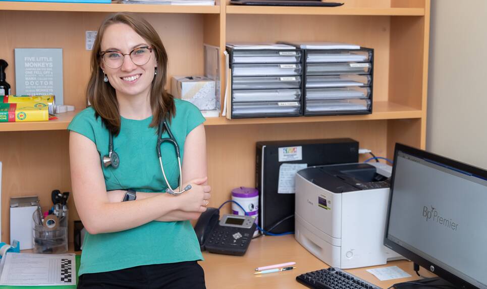 REGIONAL THINKING: Madeline Wilson is one of five doctors who have recently arrived in Orange to being their training to become a specialist GP. Photo: GP SYNERGY
