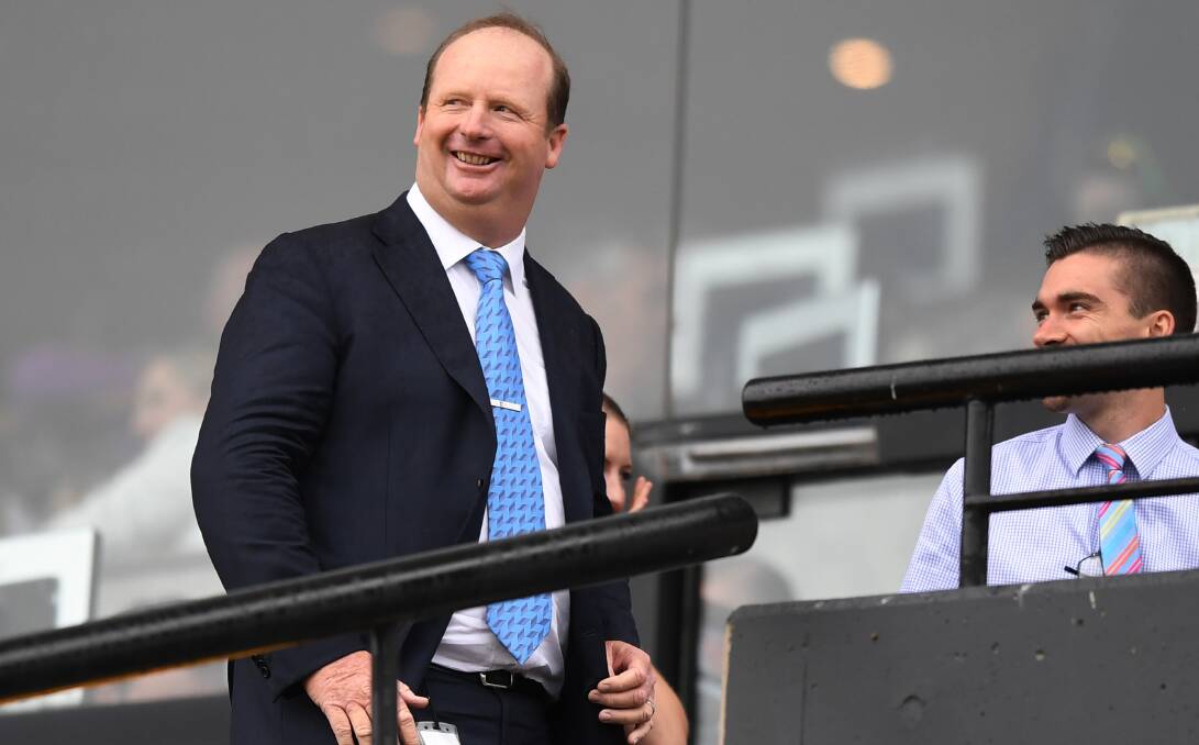 HOPEFUL: Former Orange trainer Gary Portelli is looking for Showminder to claim a second straight win at Bathurst on Friday. Photo: AAP/DAVID MOIR
