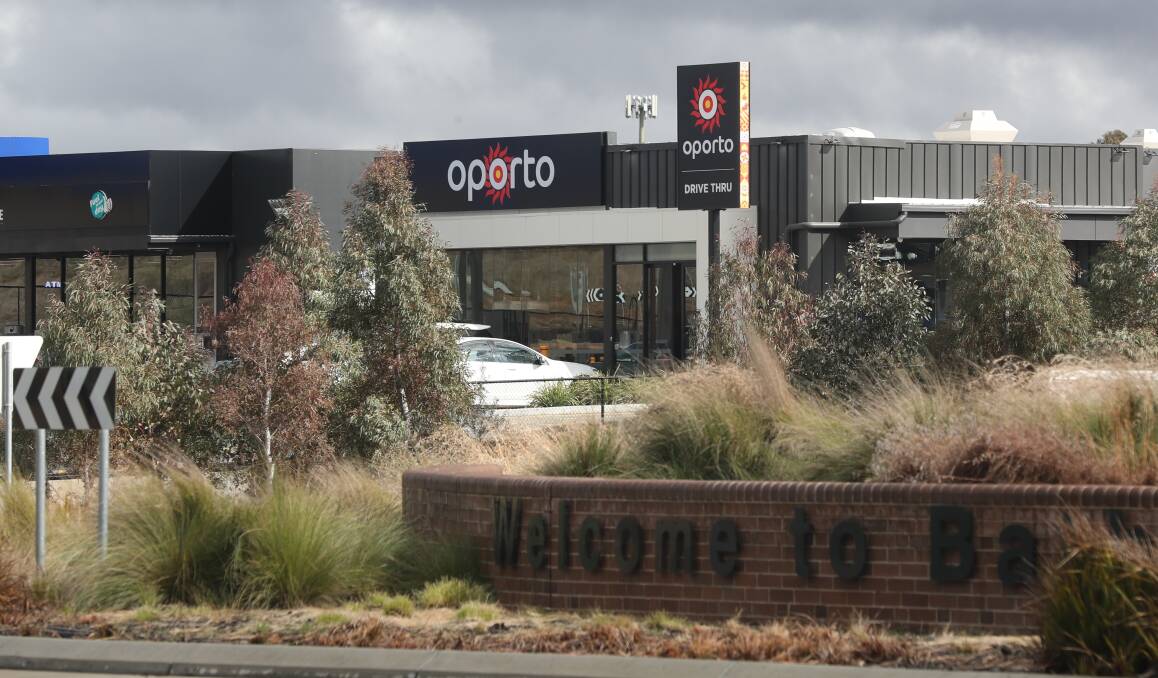 BURGER SHOP: The Oporto restaurant in Kelso's Gateway development will open on Monday morning. Photo: PHIL BLATCH