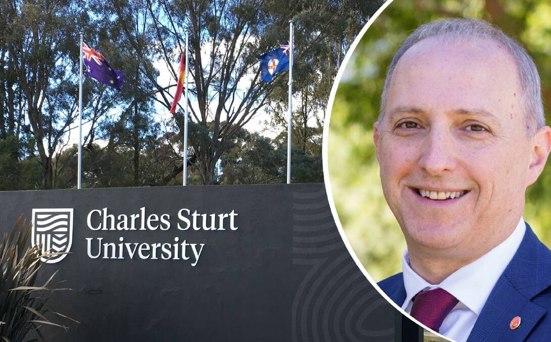 LONG HAUL: Acting vice chancellor Professor John Germov says Charles Sturt University is committed to retaining all its campuses. 