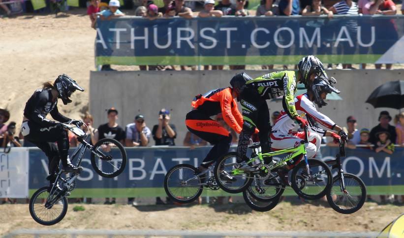 HEADING THIS WAY: The world's best BMX racers will take to the Bathurst track.