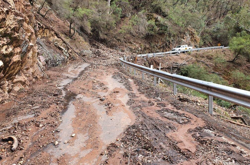 A look at some of the damage flooding caused the Jenolan Caves region