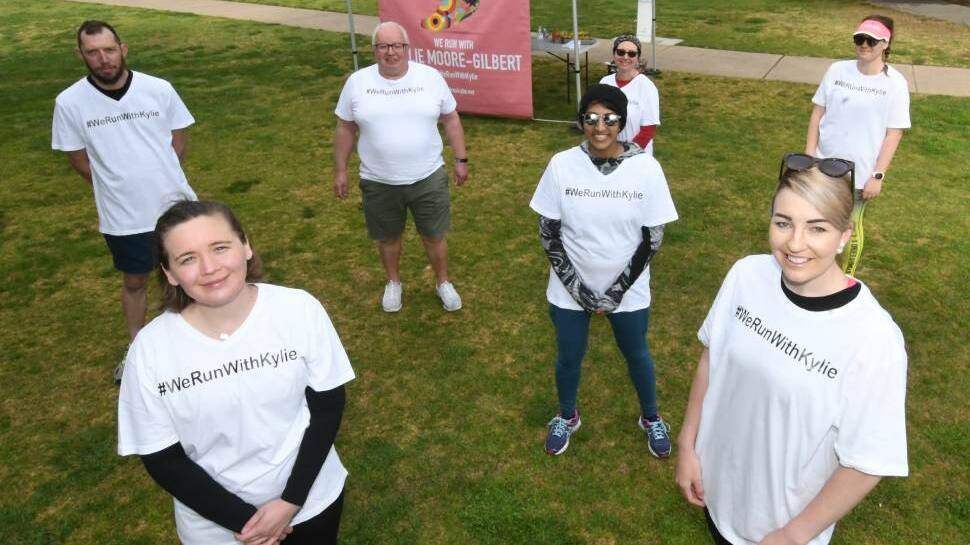 FREE KYLIE: Family and friends of Kylie Moore-Gilbert came together in Bathurst in September to show their support.