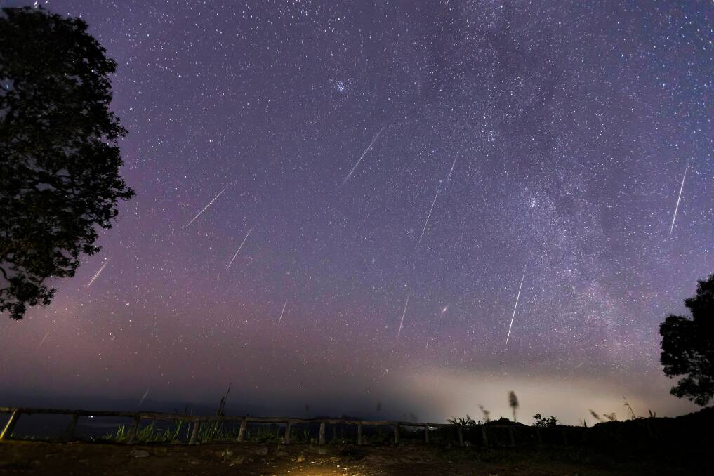 A Geminid meteor shower is set to light up the sky tonight. Picture: Shutterstock