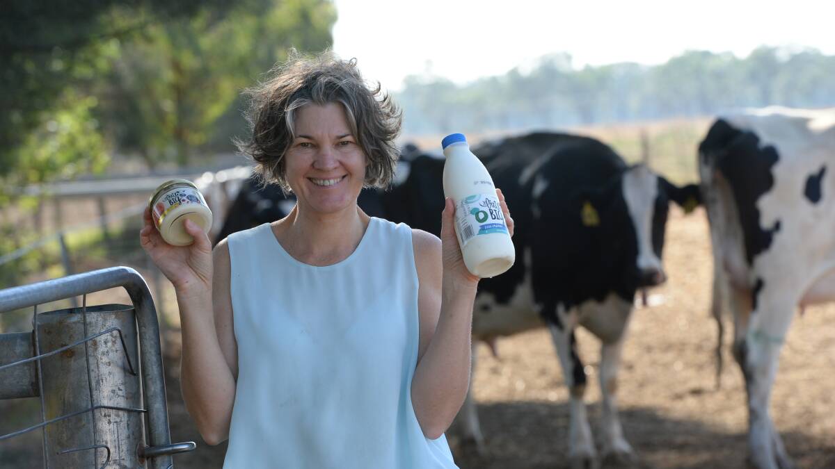 Take it down: Central west, NSW dairy farmer Erika Chesworth, says the Aussie Farms map is a toolkit for terror. Photo: Rachael Webb
