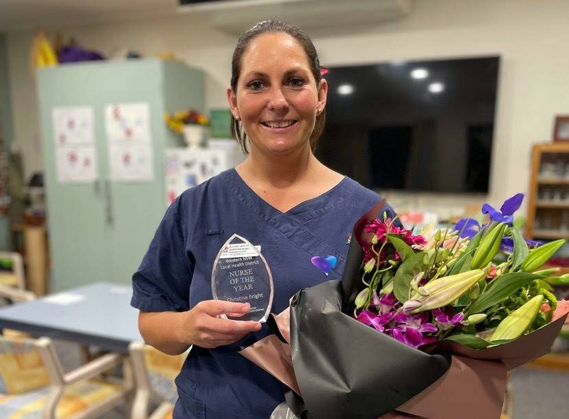 CONNECTING FAMILIES: Blayney MPS' Christine Bright has been named Western NSWLHD's Nurse of the Year. 