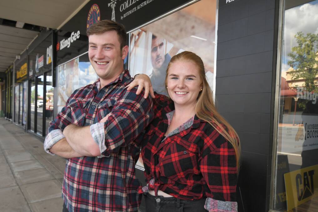 READY TO DANCE: Jack Evans and Kaitlyn Cowden will show off their dancing moves at the Stars of Orange on February 19. Photo: JUDE KEOGH