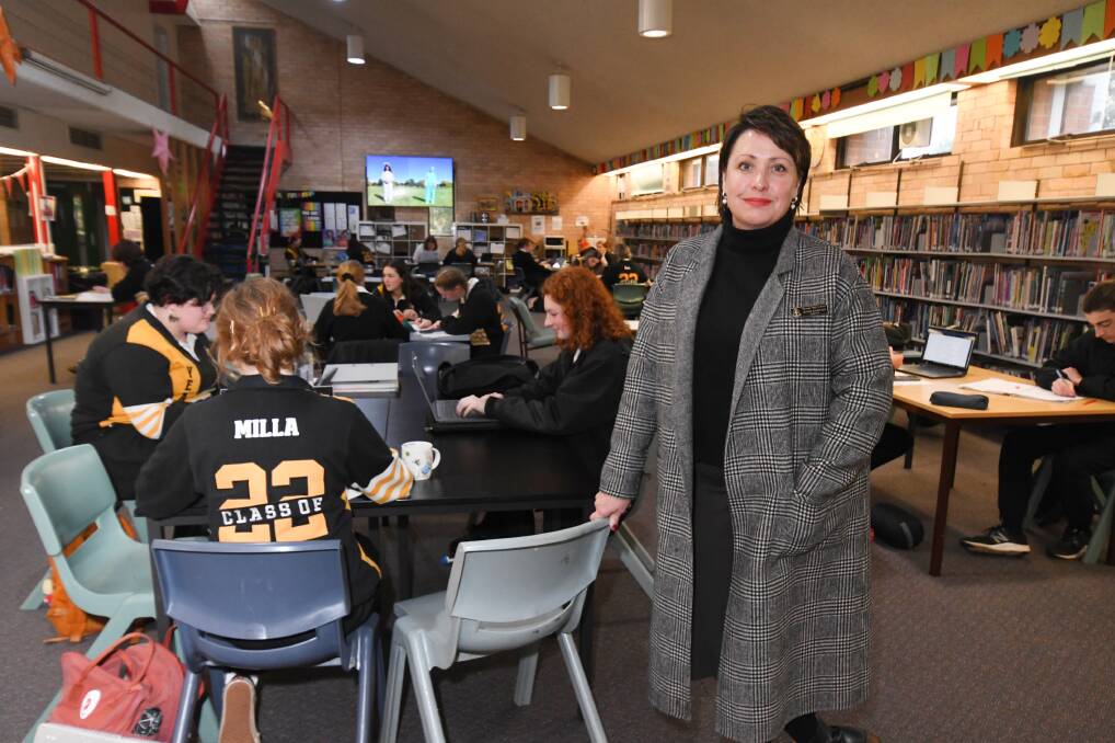 EXTENDED HOURS: Orange High School principal Kristie Anderson says extra activities will be offered after school on two or three afternoons a week. Photo: JUDE KEOGH