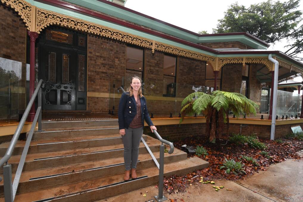 OLD AND THE NEW: Kelly Grabham is the director of Gowrie's new early education, care and preschool, which will operate from the historic Newstead House. Photo: JUDE KEOGH