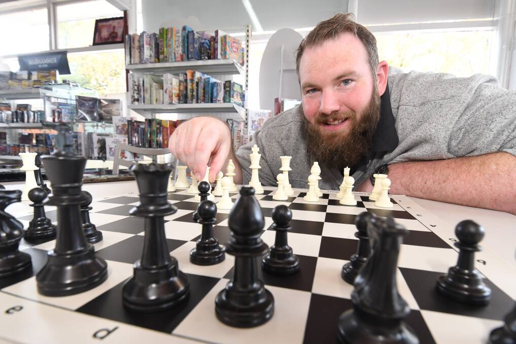 GET ON BOARD: Nic Drage says the new chess club is open to all ages and skills levels. Photo: JUDE KEOGH