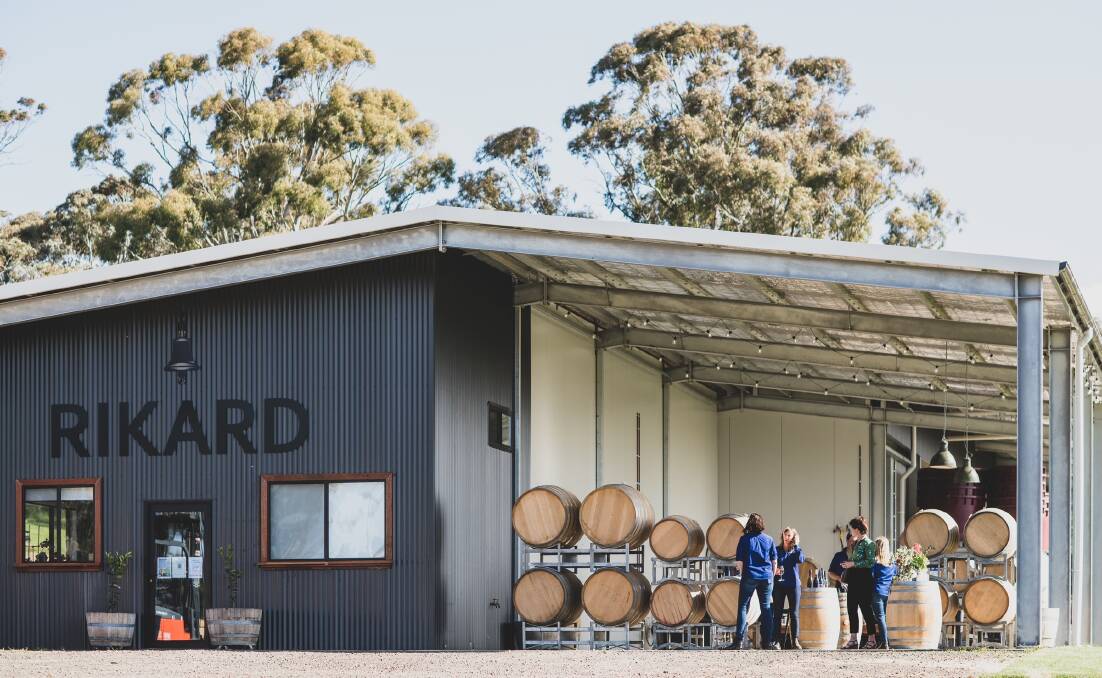 STORY BEHIND THE WINE: Rikard's cellar door, which will reopen at the end of May. Photo: PIP FARQUHARSON