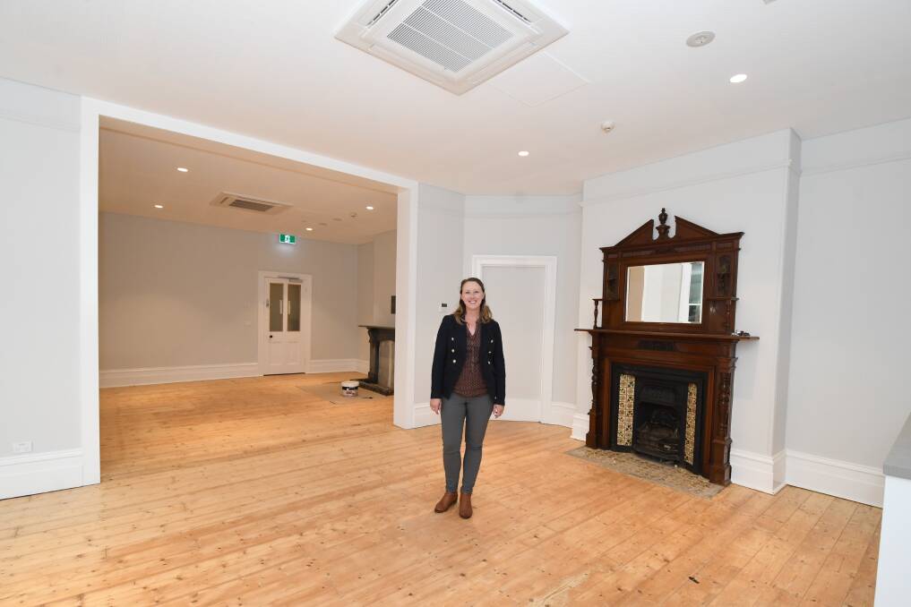 Original features including the fireplaces have been retained. Photo: JUDE KEOGH