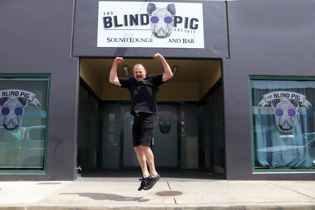 UPBEAT: Blind Pig owner John Vandenberg couldn't be happier now that dancing is allowed in his venue again. Photo: CARLA FREEDMAN
