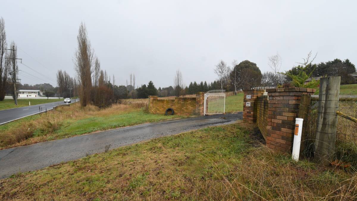 The site of the proposed subdivision at 293 Ploughmans Lane. Photo: JUDE KEOGH