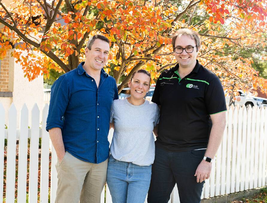 INTERNATIONAL REACH: BNB Made Easy's Tim Mortimer, Flora Mortimer and Aaron Taylor.