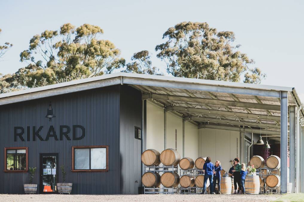 TIME IS RIGHT: RICKARD Wines' new cellar door. Photo: PHOTOGRAPHY BY PIP