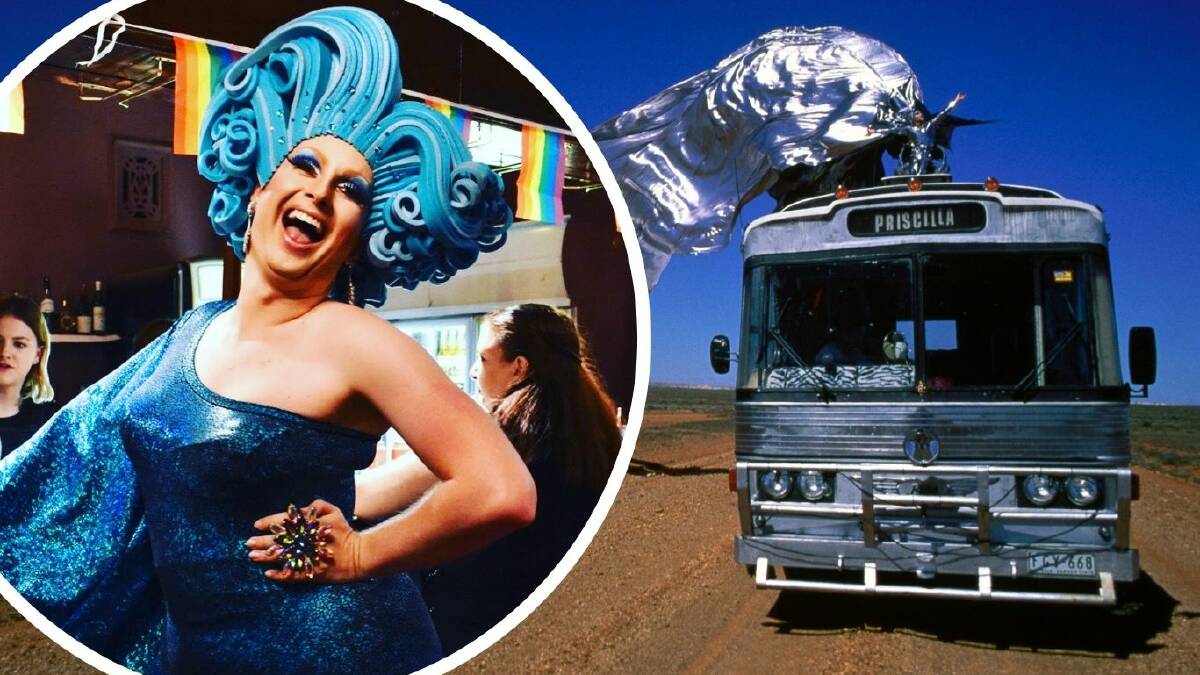 DINNER AND A PRO: Central West drag queen Miss Betty Confetti, left, will MC Orange Open Air's screening of Priscilla, Queen of the Desert at Philip Shaw winery. PHOTOS: SUPPLIED