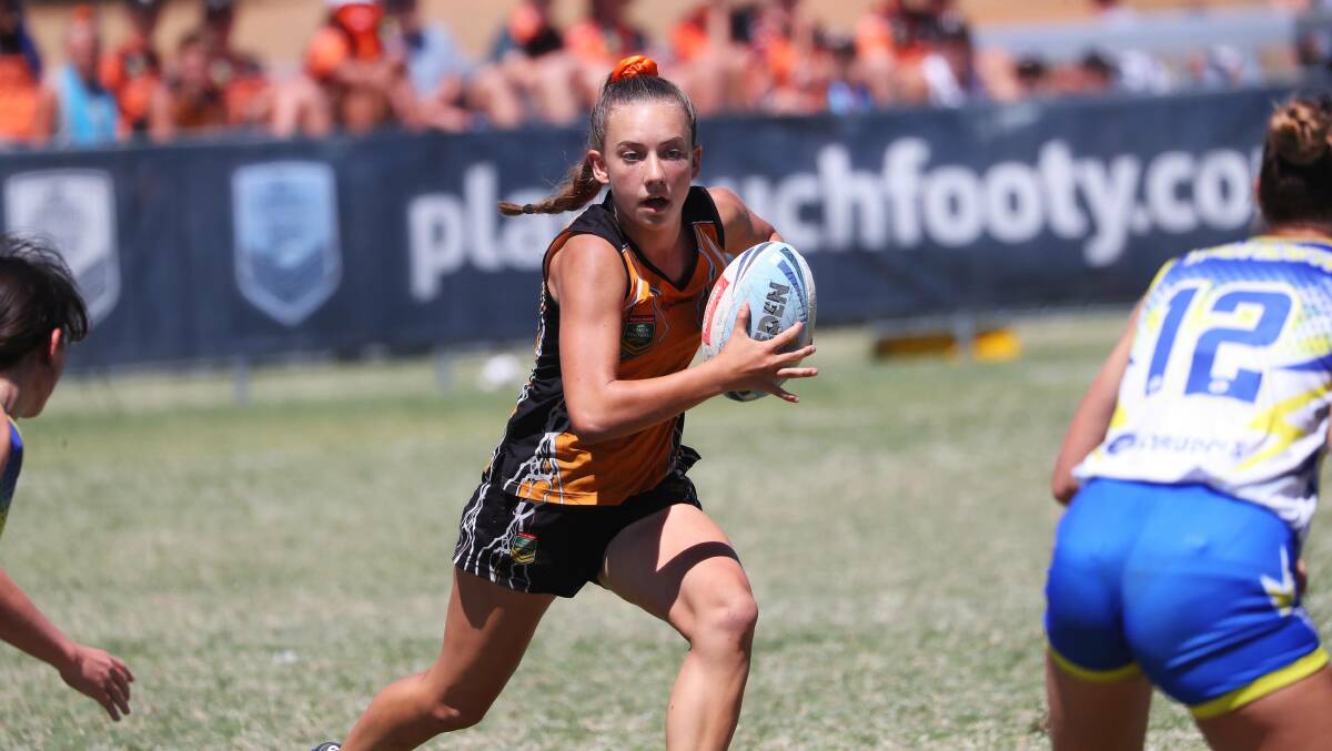 ON THE RUN: Sophie Banks was part of Orange Thunder's under-16 side during their 2018 run. 