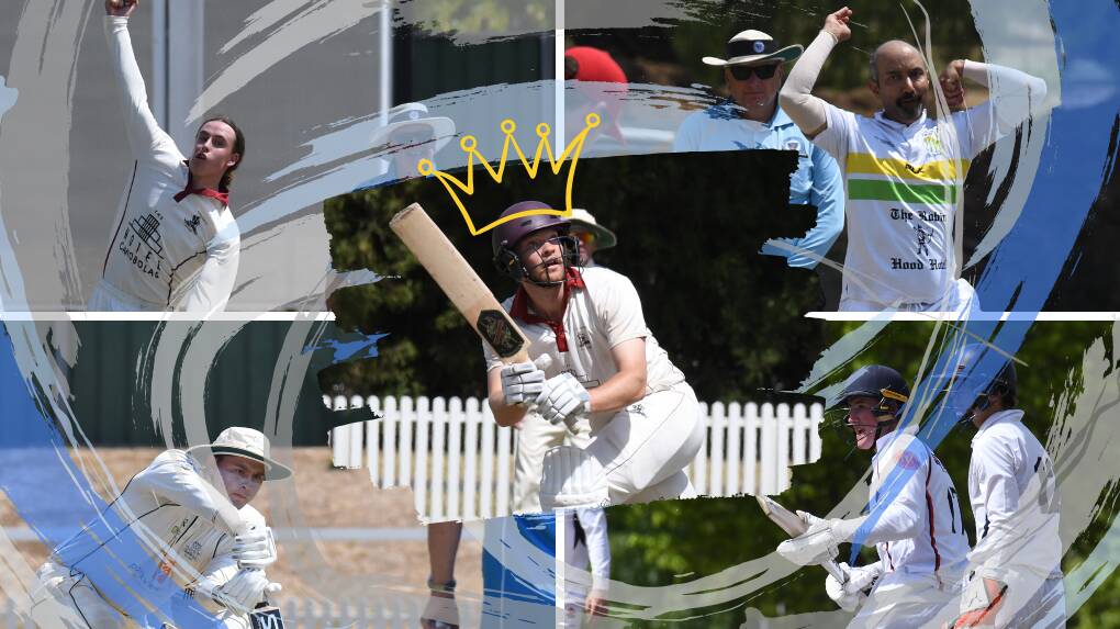 WHO'LL HAVE THE CROWN: Matt Corben (centre) is the current front-runner for both the BOIDC and ODCA crowns, but can any of Hugh Middleton (clockwise from top left), Al Dhatt, Fletcher Rose or Ed Morrish catch him? 