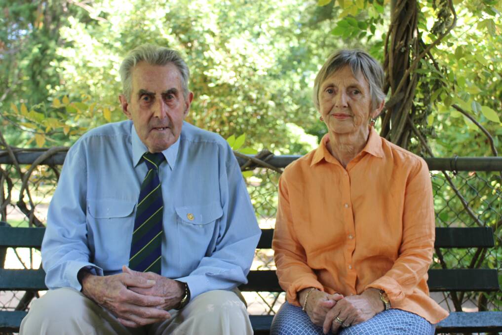 HONOURED: David Williams OAM and Anne Hopwood OAM at Cook Park ahead of Australia Day. The pair have been awarded for years of community service. Photo: MAX STAINKAMPH 0125MSoam1