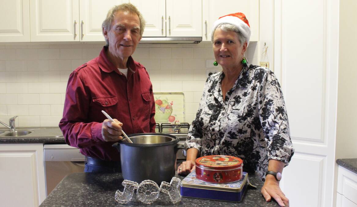 SOUP-ER SEASON: Garry McMahon and Gill Hindmarsh will be helping organise the community Christmas lunch. Photo: MAX STAINKAMPH