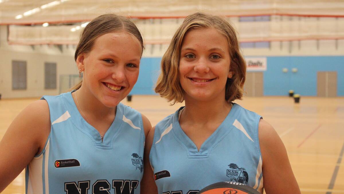 SISTER ACT: Ainsley and Keeley Holmes have both been selected in the under 16s and 14s Australian Country sides to travel to New Zealand in April. Photo: MAX STAINKAMPH