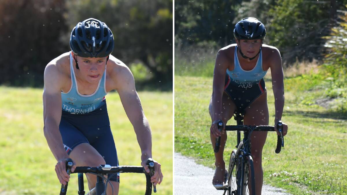 OUR CHAMPS: Rory Thornhill and Lauren Kerwick led the way for the Orange contingent on the weekend. 