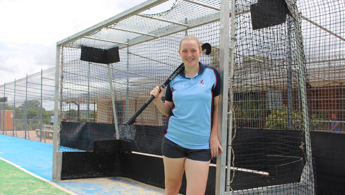 IN THE GOALS: Confederates' Jess Healey will line up in goals at Bathurst next month for the NSW Blues side. Photo: MAX STAINKAMPH