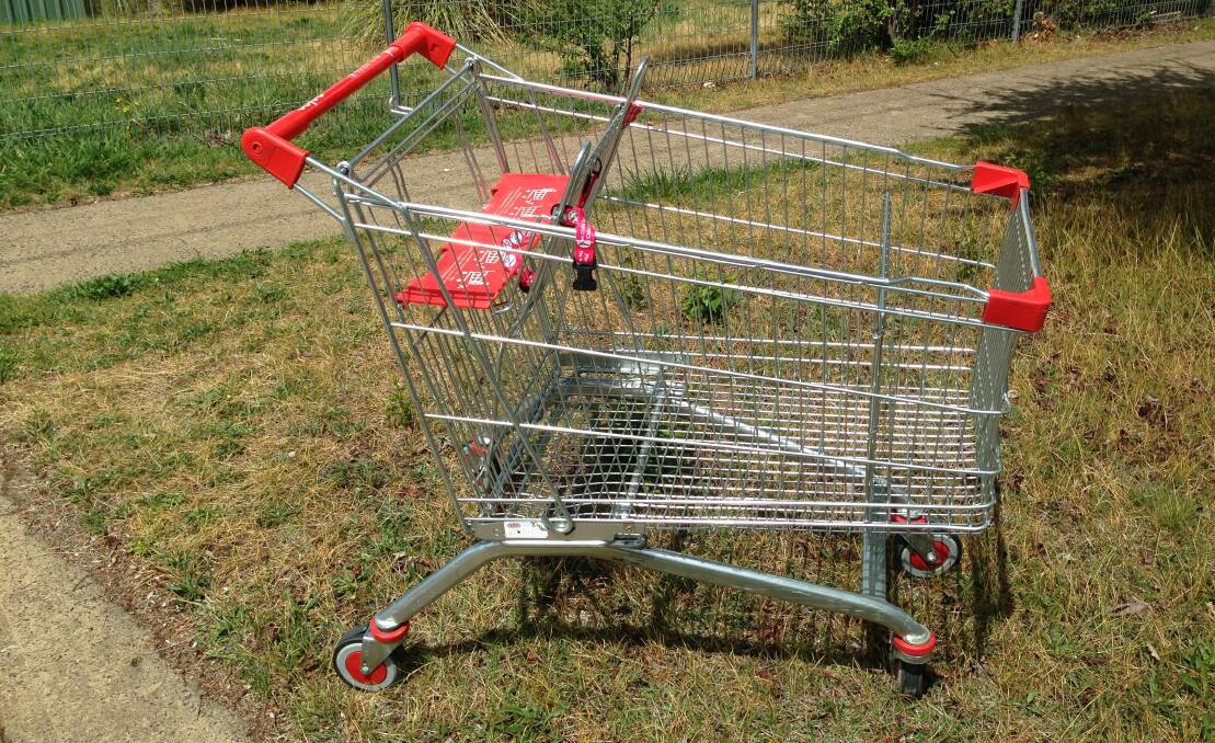Kevin, a lost trolley, has been wandering the streets of Orange for days. 