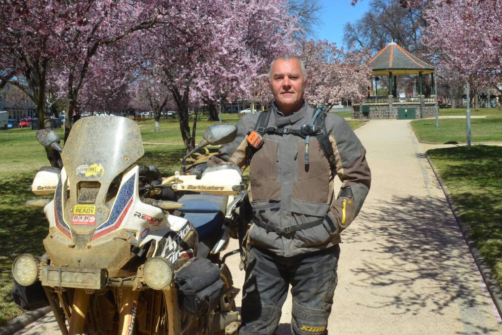 RIDING: Tracks4Life founder Darren Cook will ride from Orange to Bathurst.