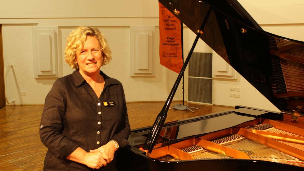 SHOW GOES ON: Orange Regional Conservatorium Donna Riles said the con would host its performance on Friday night with four teachers set to play on stage. 