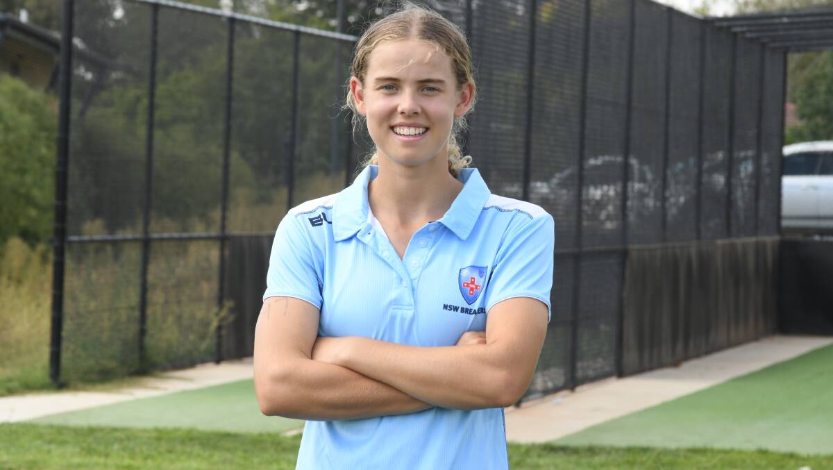 READY TO GO: Teenage sensation Phoebe Litchfield will line up for two NSW Breakers games this week. Photo: JUDE KEOGH