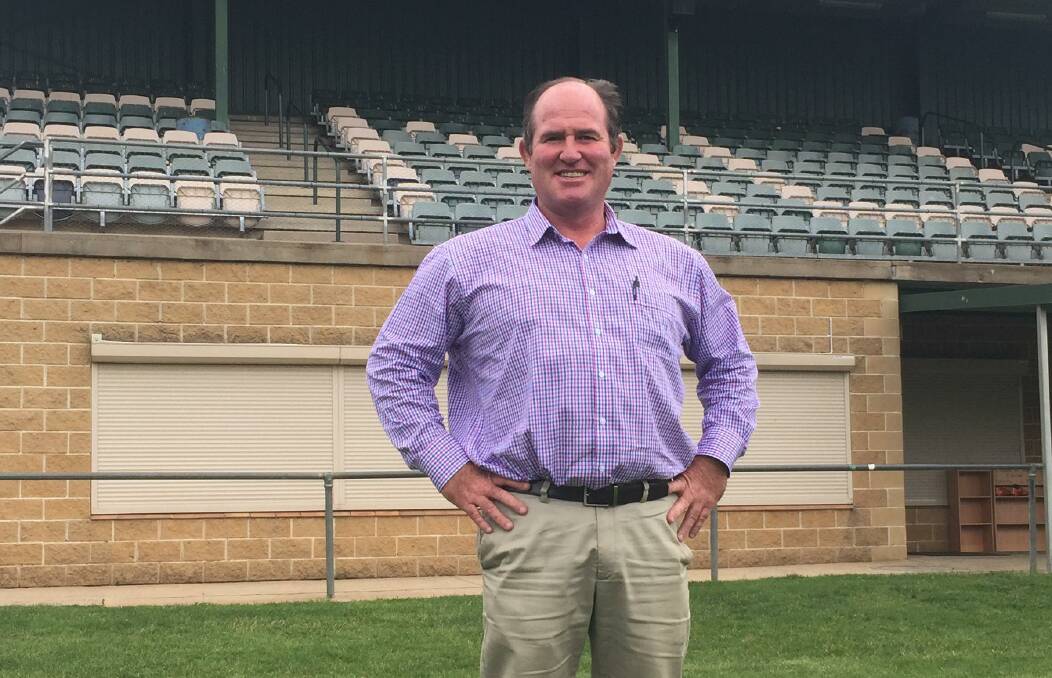 NEW FACE: Al Miller in front of the Endeavour Oval grandstand. Photo: MAX STAINKAMPH