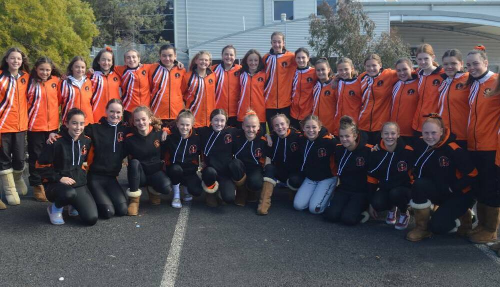 NOT HEADING BACK: Orange's 2019 squads before setting off to the HART Junior State Titles. The competition has been scrapped in 2020. Photo: MATT FINDLAY