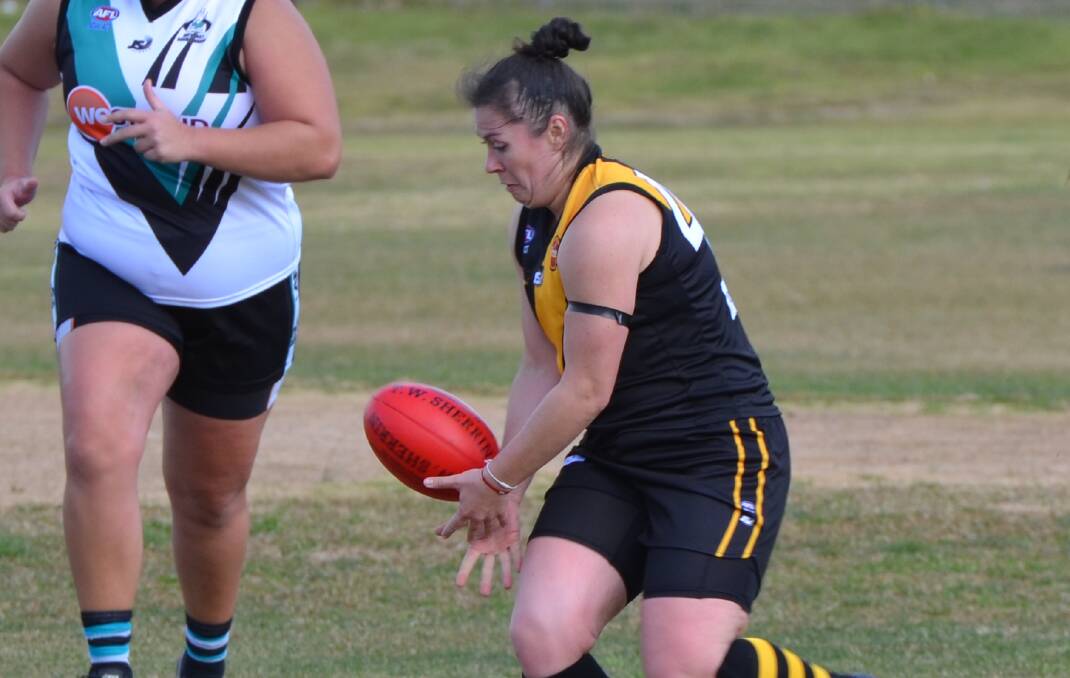 OH CAPTAIN, MY CAPTAIN: Tigers' ace Amy Symons will skipper Central West, her first gig leading a side. Photo: ANYA WHITELAW