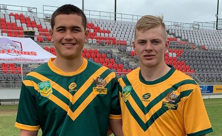 DYNAMIC DUO: Kaden Williams and Anthony Smith side-by-side during their campaigns in Queensland last week. Photo: SUPPLIED