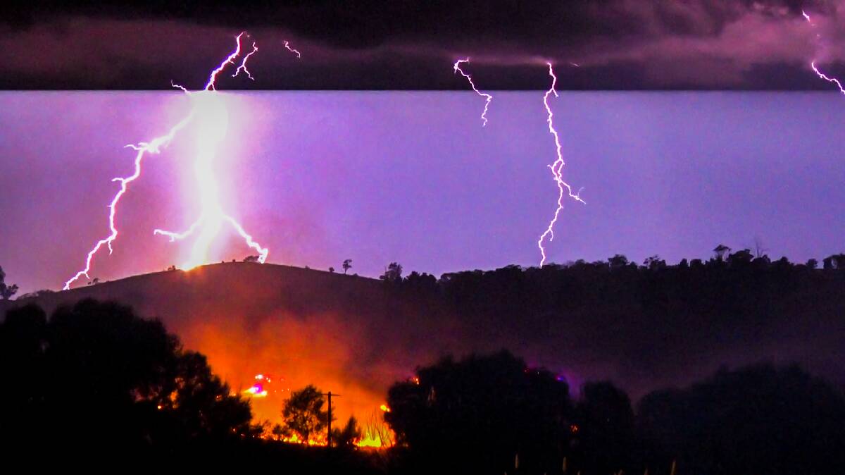 Photos sent in by readers of the thunderstorms in the first week of January