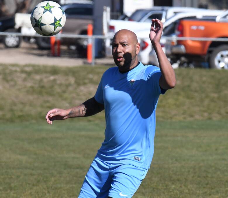 IN CONTROL: Roland Hammond and his Waratah United side took part in the only ODFA game this weekend, defeating Ex-Services 2-nil on Thursday. Photo: CARLA FREEDMAN