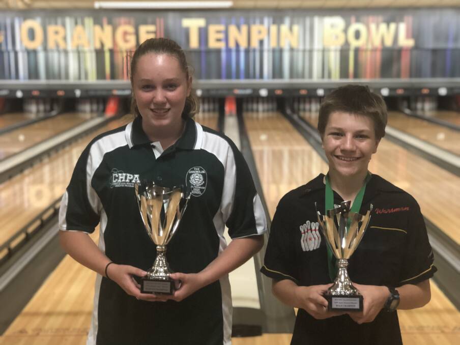WINNERS: Micaylah Downey and Steven McConnell after their wins at the Junior Classic Masters. Photo: SUPPLIED. 