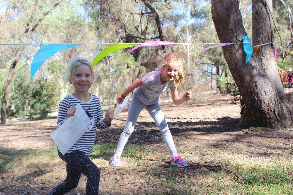 Photos from the Easter egg hunts on Saturday at the Botanical Gardens. Photos: MAX STAINKAMPH