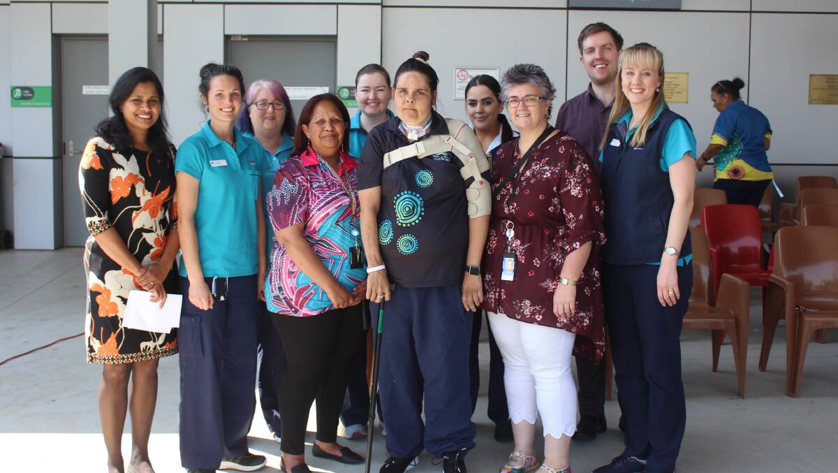 ROAD TO RECOVERY: Dr Sumitha Gounden, Jacqui Ryan, Karen Watterson, Cathy Robbins, Jess Newman, Lurlrne Langlo, Sandra Wicks, Shane Cameron and Lindsay Underwood. Photo: MAX STAINKAMPH