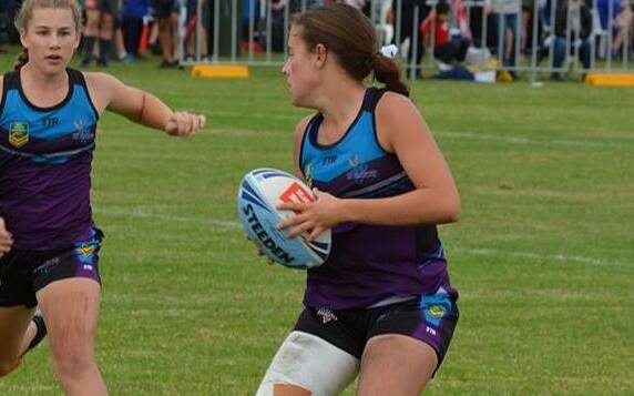 LEADING SCORER: Orange Thunder's Hailey Prestwidge in action for the Hunter-Western NSW Hornets earlier this year. Photo: SUPPLIED.