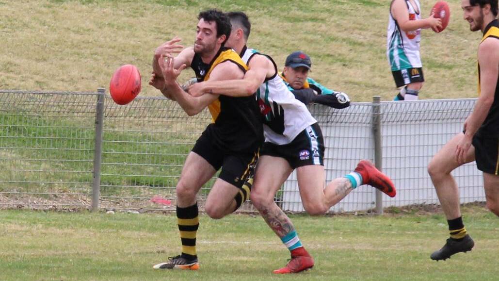 SKIPPER: Mick Evans in action during the 2018 grand final in Bathurst. 