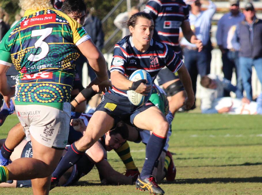 GUTTING: Orange's Jack Grant scored a double for Easts at Wade Park in 2019, but it's doubtful his Beasties will be back in the city in 2020. Photo: CARLA FREEDMAN