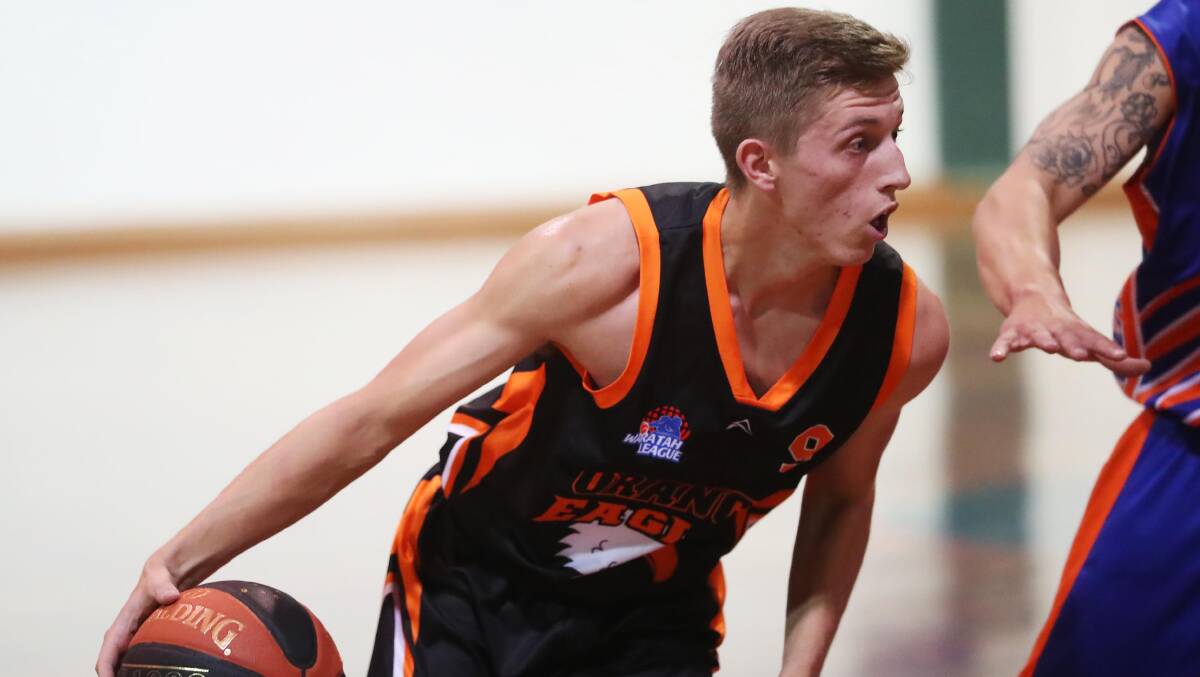 AT HOME: Orange Eagles' Kobe Mansell in action in Wagga Wagga last week. Mansell is one of the side's Orange-born young guns. Photo: DAILY ADVERTISER