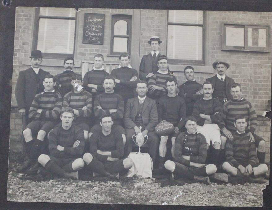 Lucknow's Skidmore Cup-winning team in 1909.