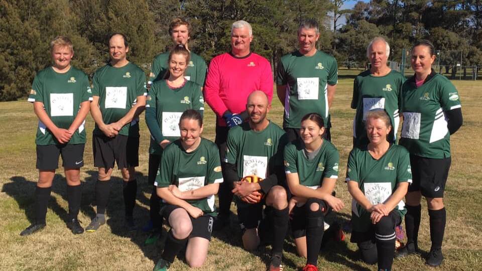 BACK AGAIN: The Cudal and District Football Club's first seniors side in nearly a decade. Photo: SUPPLIED. 