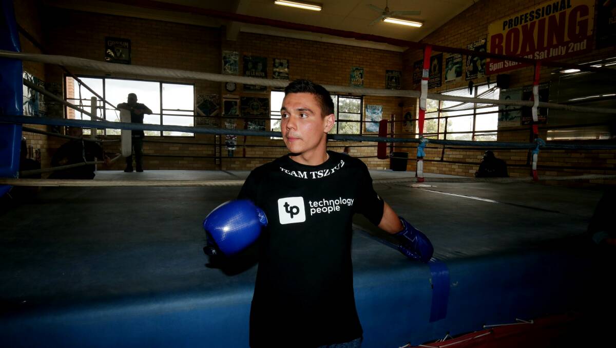 READY FOR ACTION: Tim Tszyu will be fighting in Townsville. Photo: Chris Lane