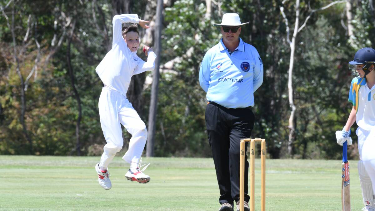 SPIN TIME: Sam Smith in action at the Country Club Oval. Photo: JUDE KEOGH
