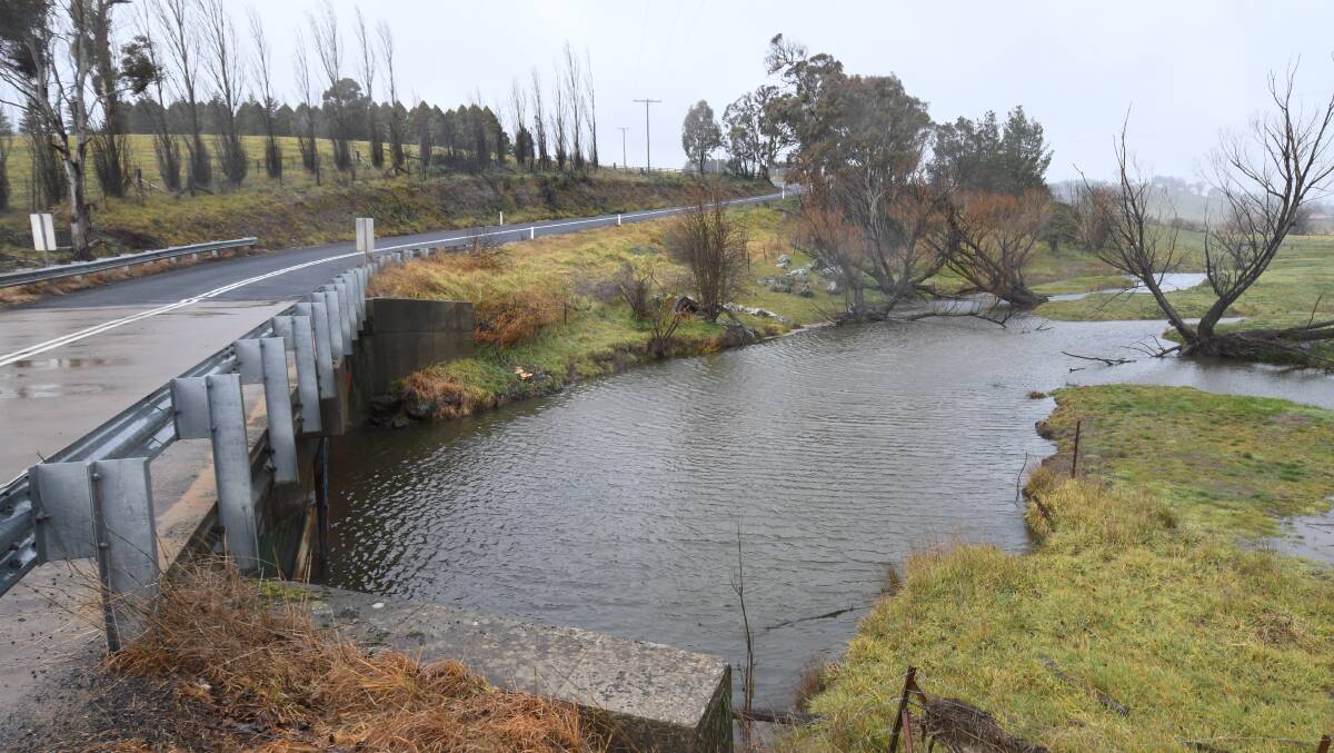HIGH WATER: Water flowing into Suma Park Dam at the end of last month. Photo: CARLA FREEDMAN